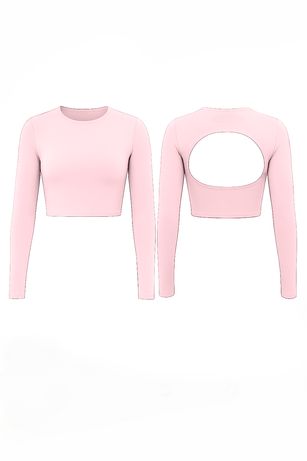 Seamless Backless Crop