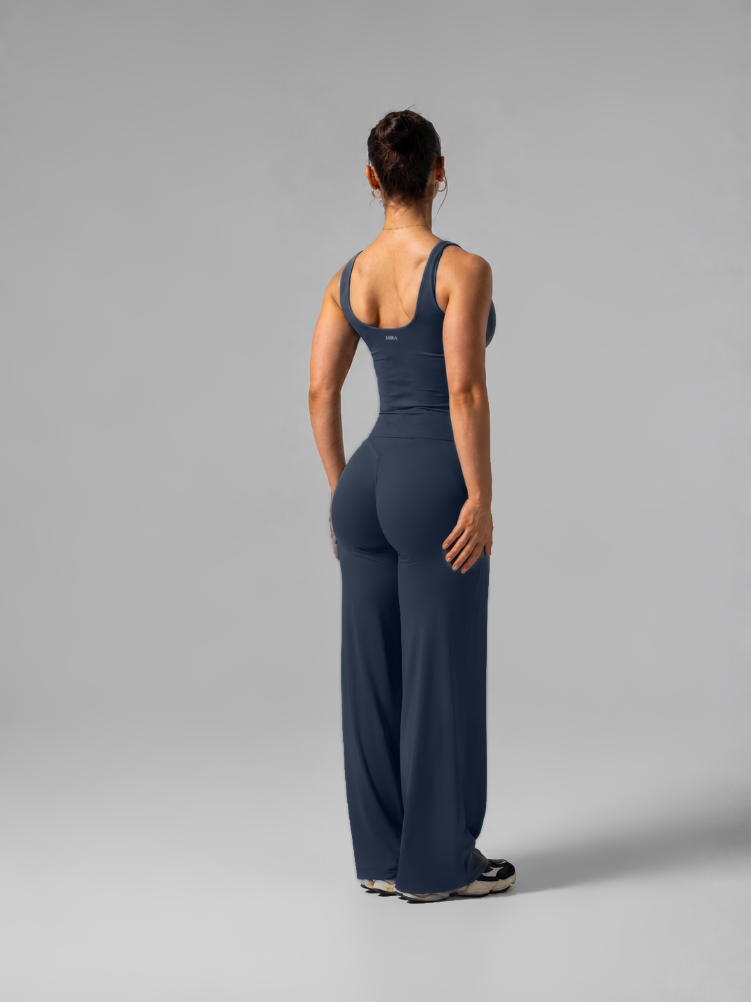 Seamless Straight Leg Leggings - Navy
