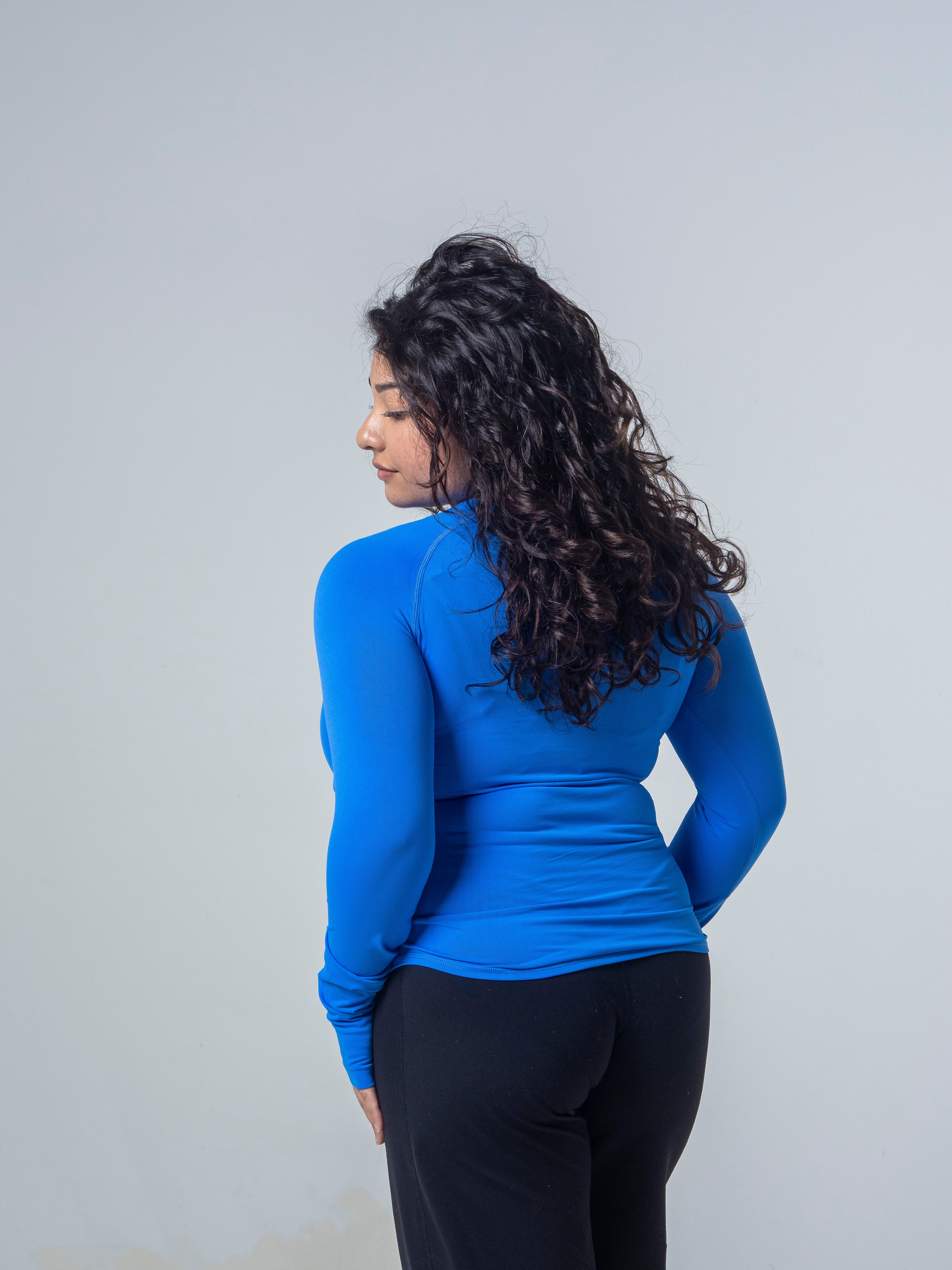 Compression Long Sleeve - Cobalt