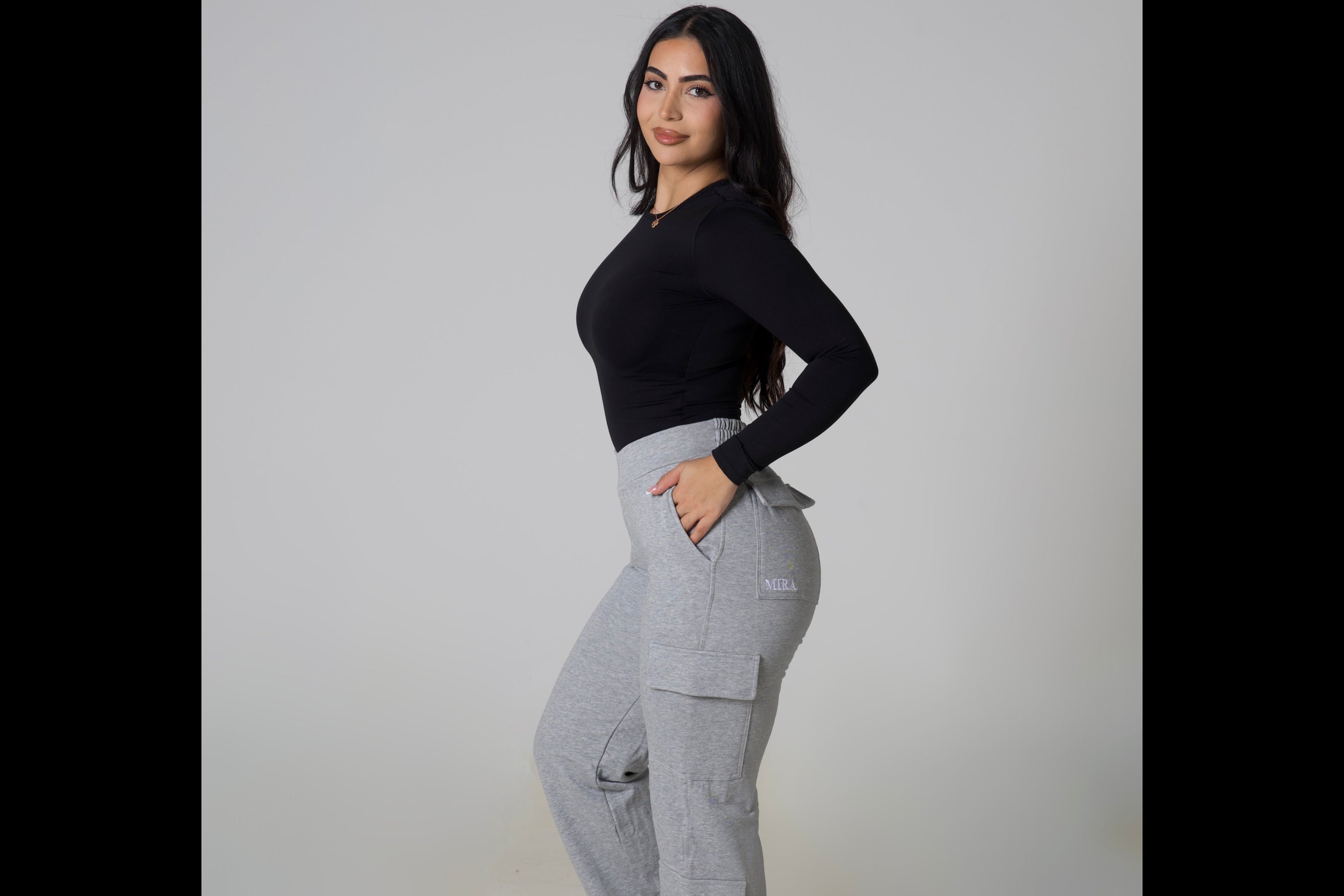 V Sculpt BBL Cargo Sweatpants - Marl