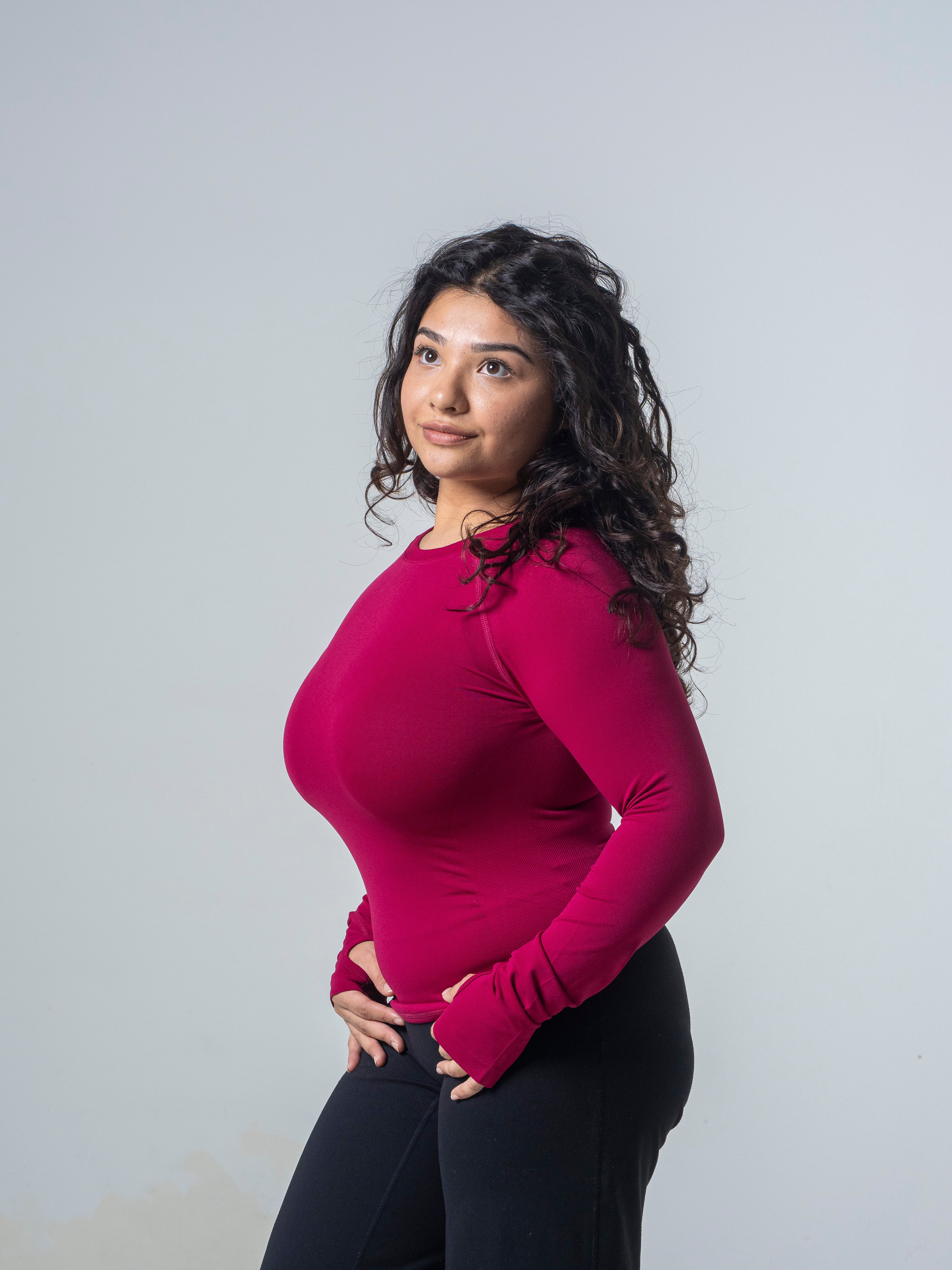 Compression Long Sleeve - Berry