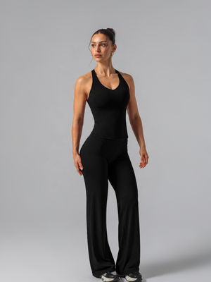 Seamless Longline Racer Vest - Midnight