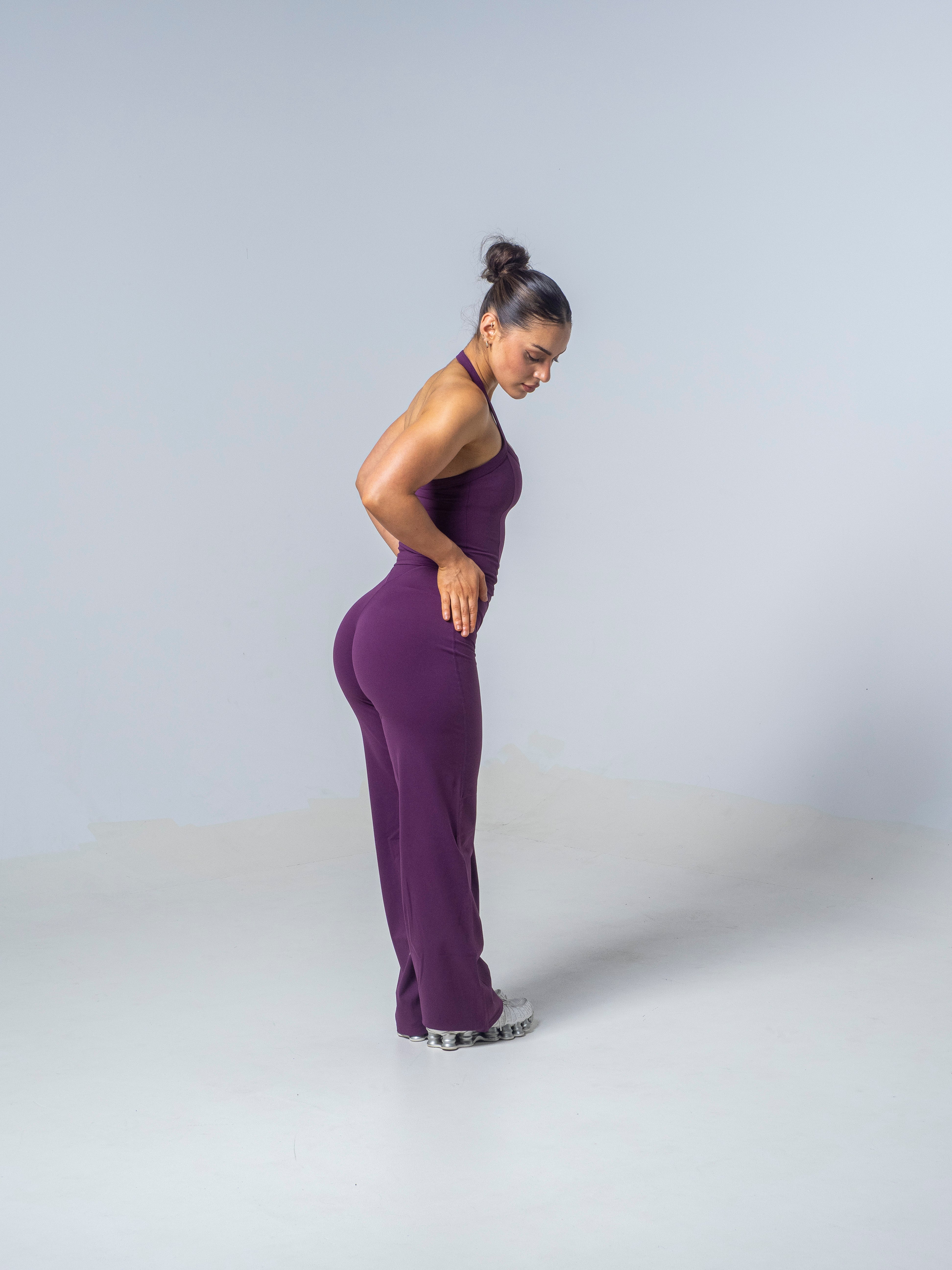 Seamless Halter Top - Plum