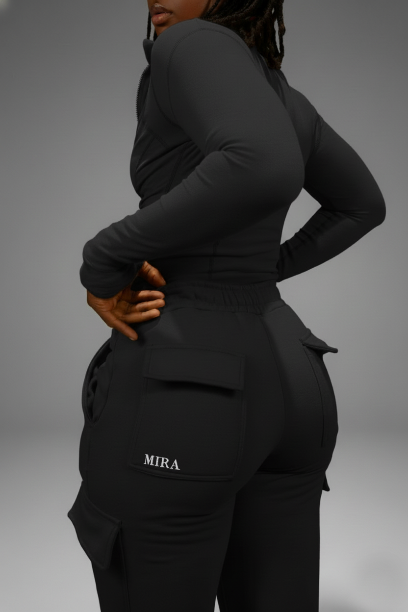 Lightweight BBL Cargo Sweatpants - Midnight