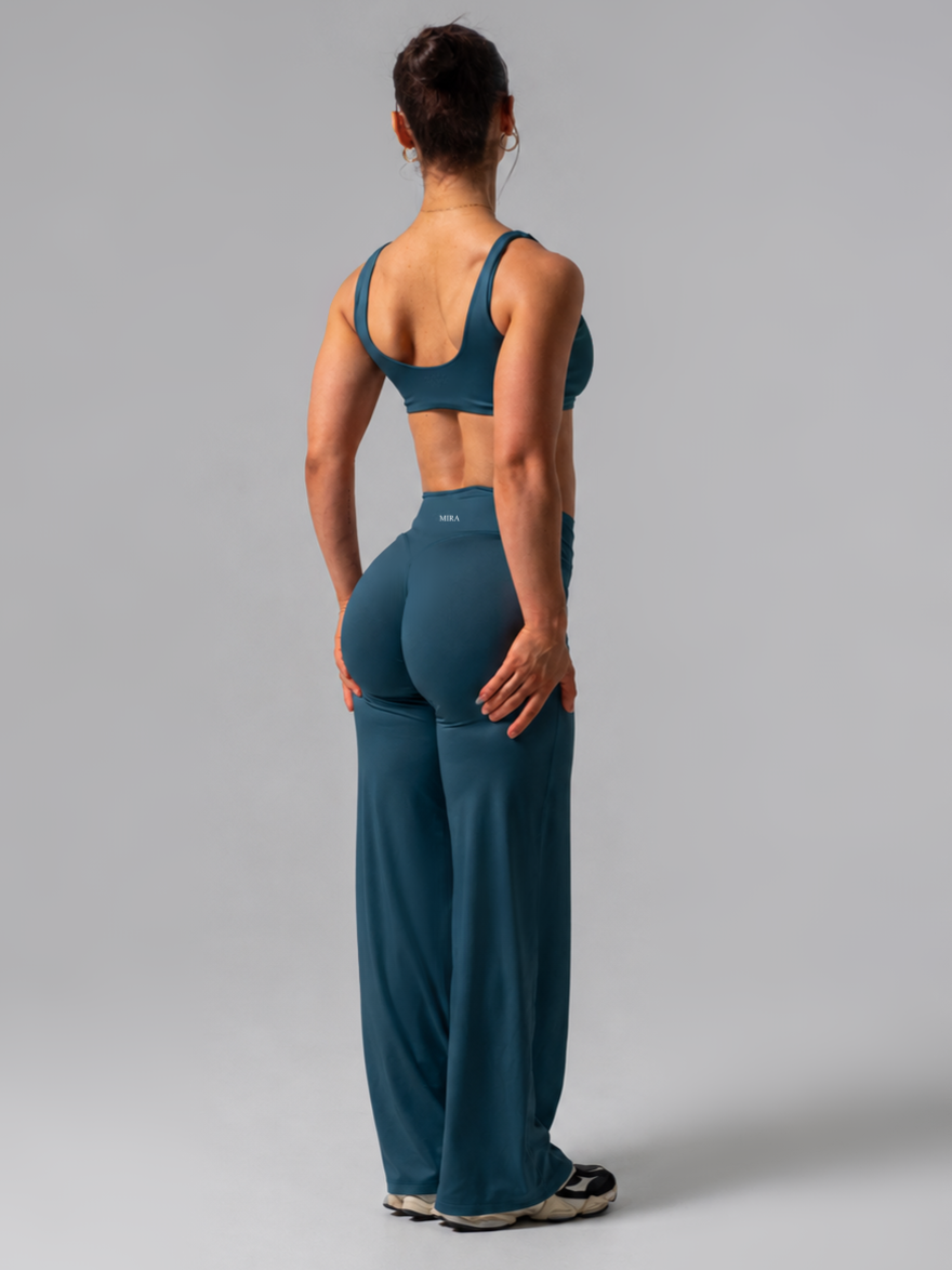 Seamless Straight Leg Leggings - Teal