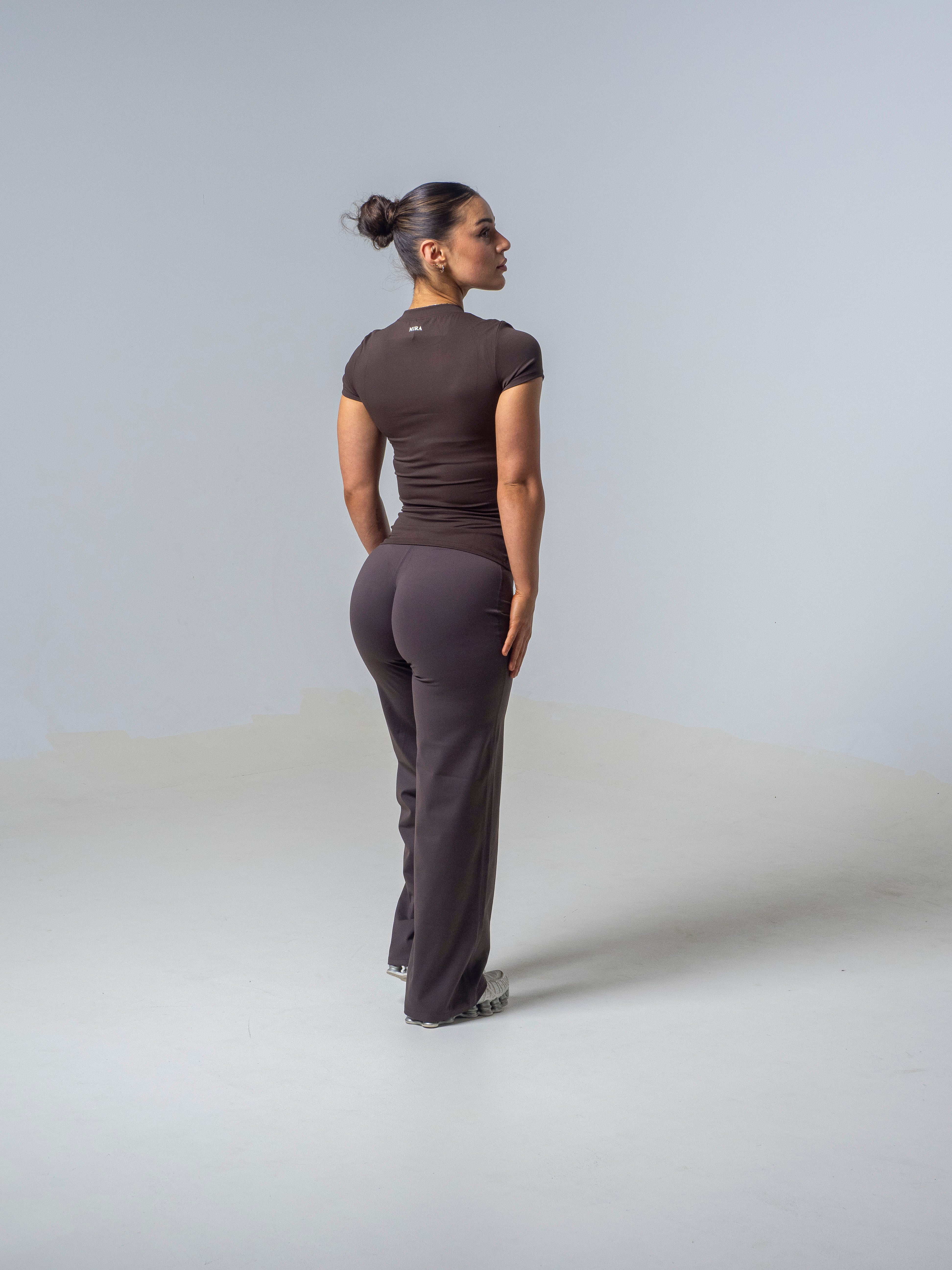 Seamless Straight Leg Leggings - Espresso