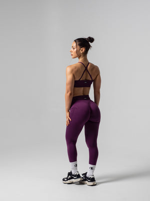 Accentuate Leggings - Grape