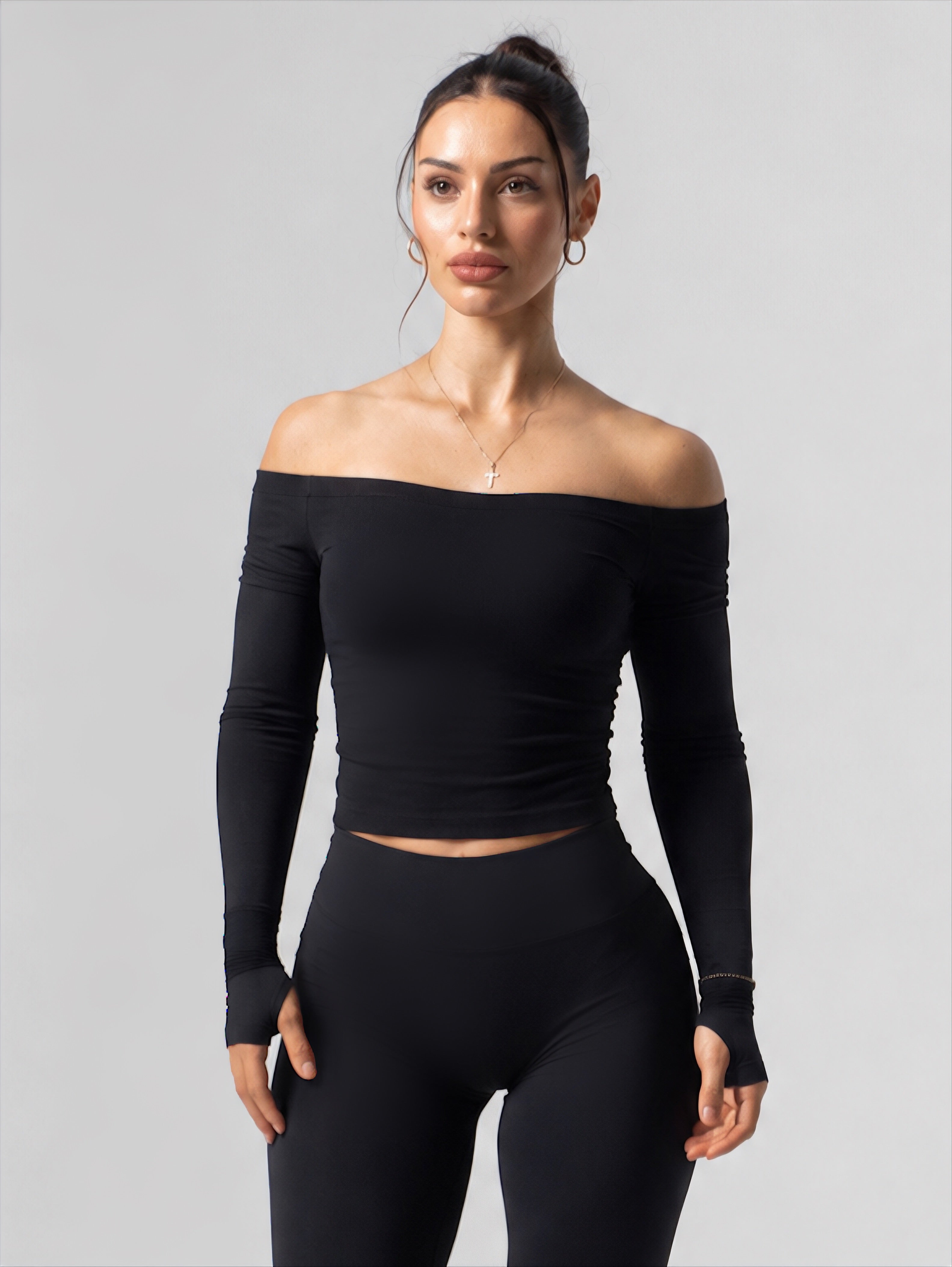 Seamless Off Shoulder Tank