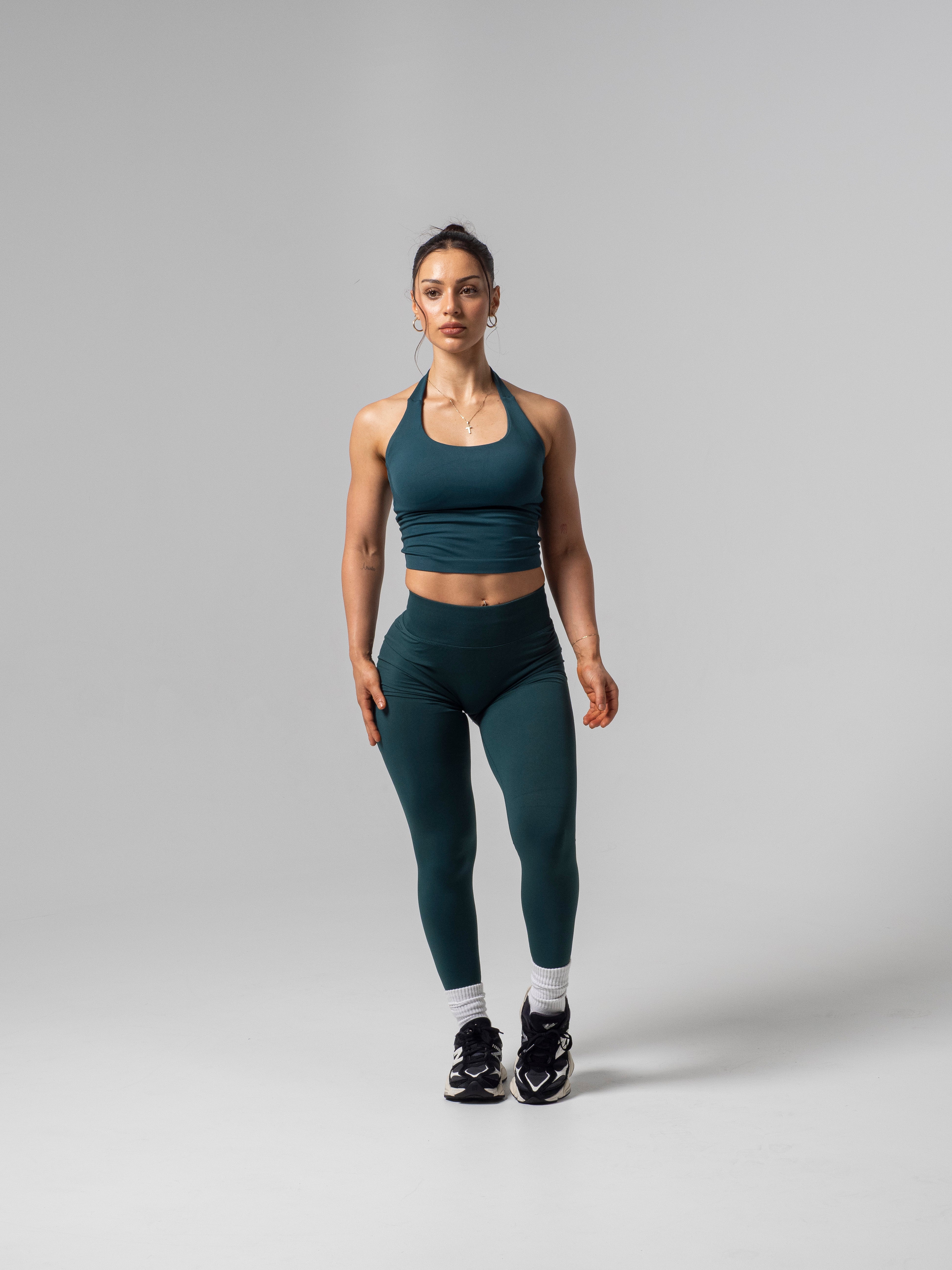 Accentuate Halter Tank - Pine