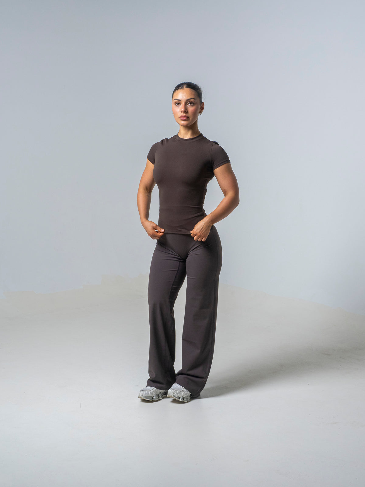 Seamless Straight Leg Leggings - Espresso