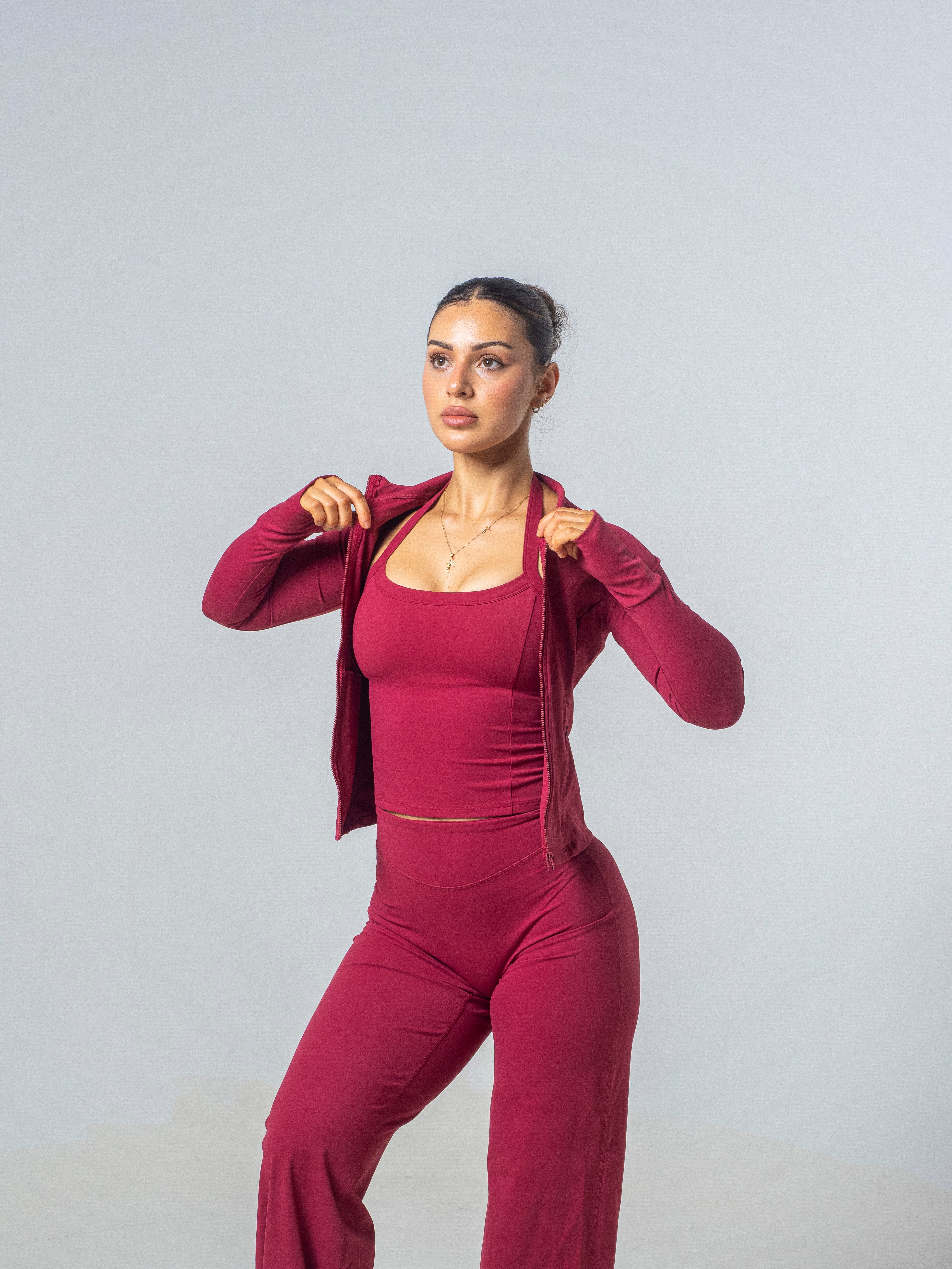 Seamless BBL Jacket - Cherry