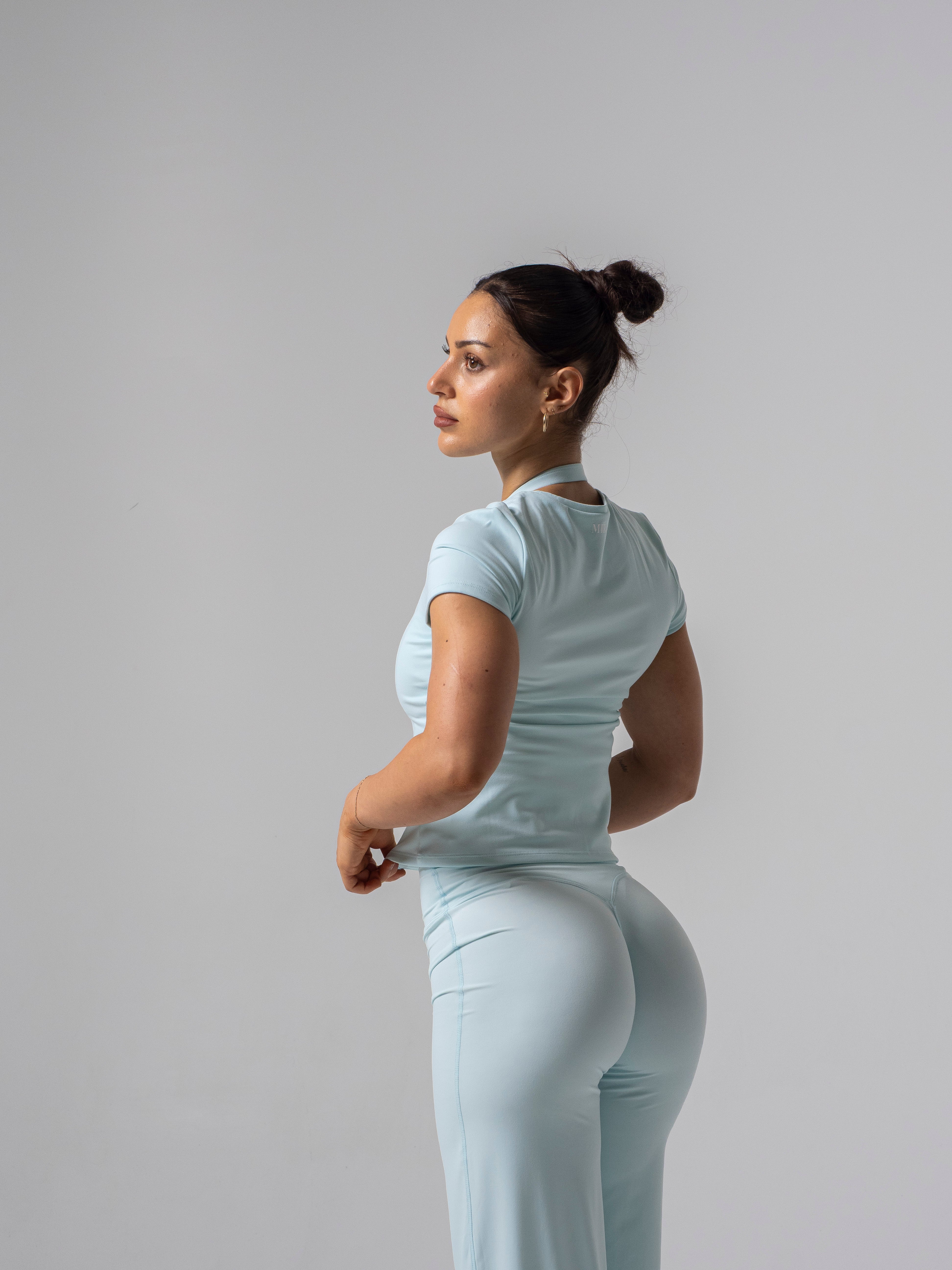 Seamless Half Sleeve Top - Glacier