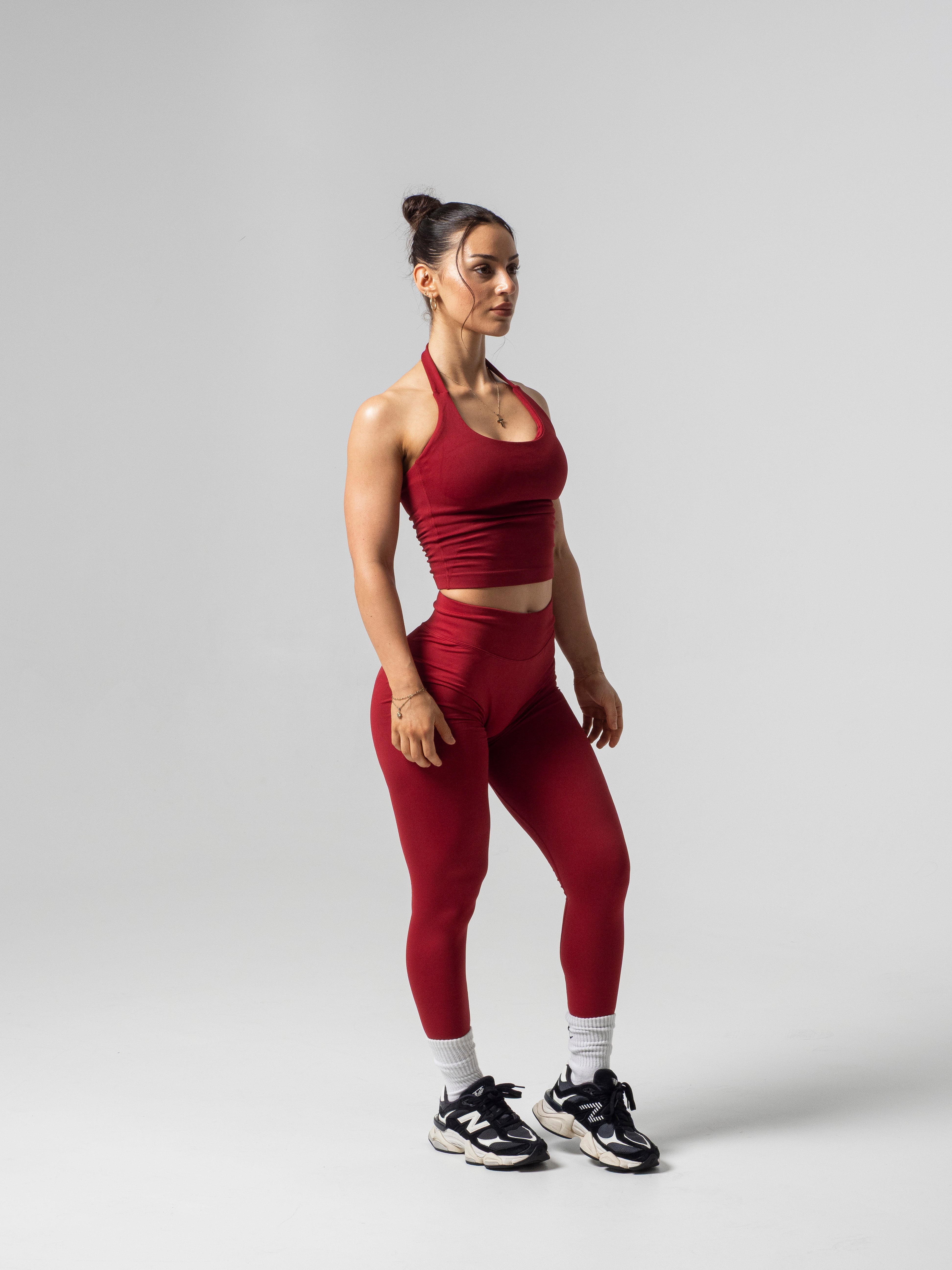 Accentuate Leggings - Burgundy