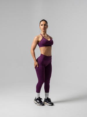 Accentuate Leggings - Grape