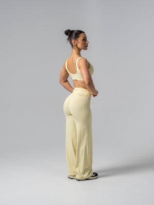 Seamless Straight Leg Leggings - Lemon