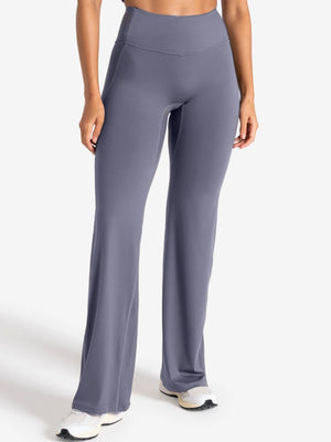 Seamless Straight Leg Leggings - Steel
