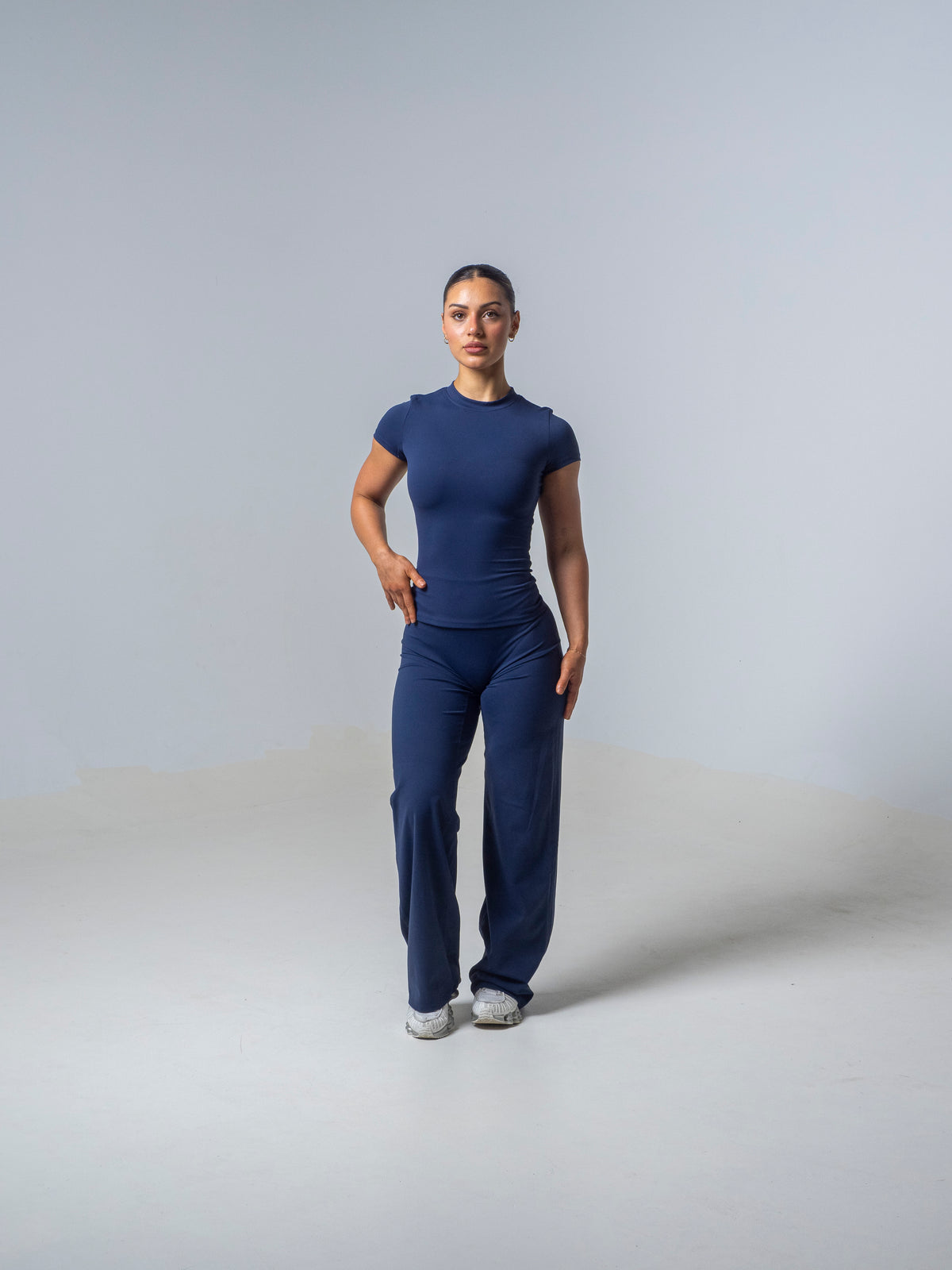 Seamless Straight Leg Leggings - Deep Sea