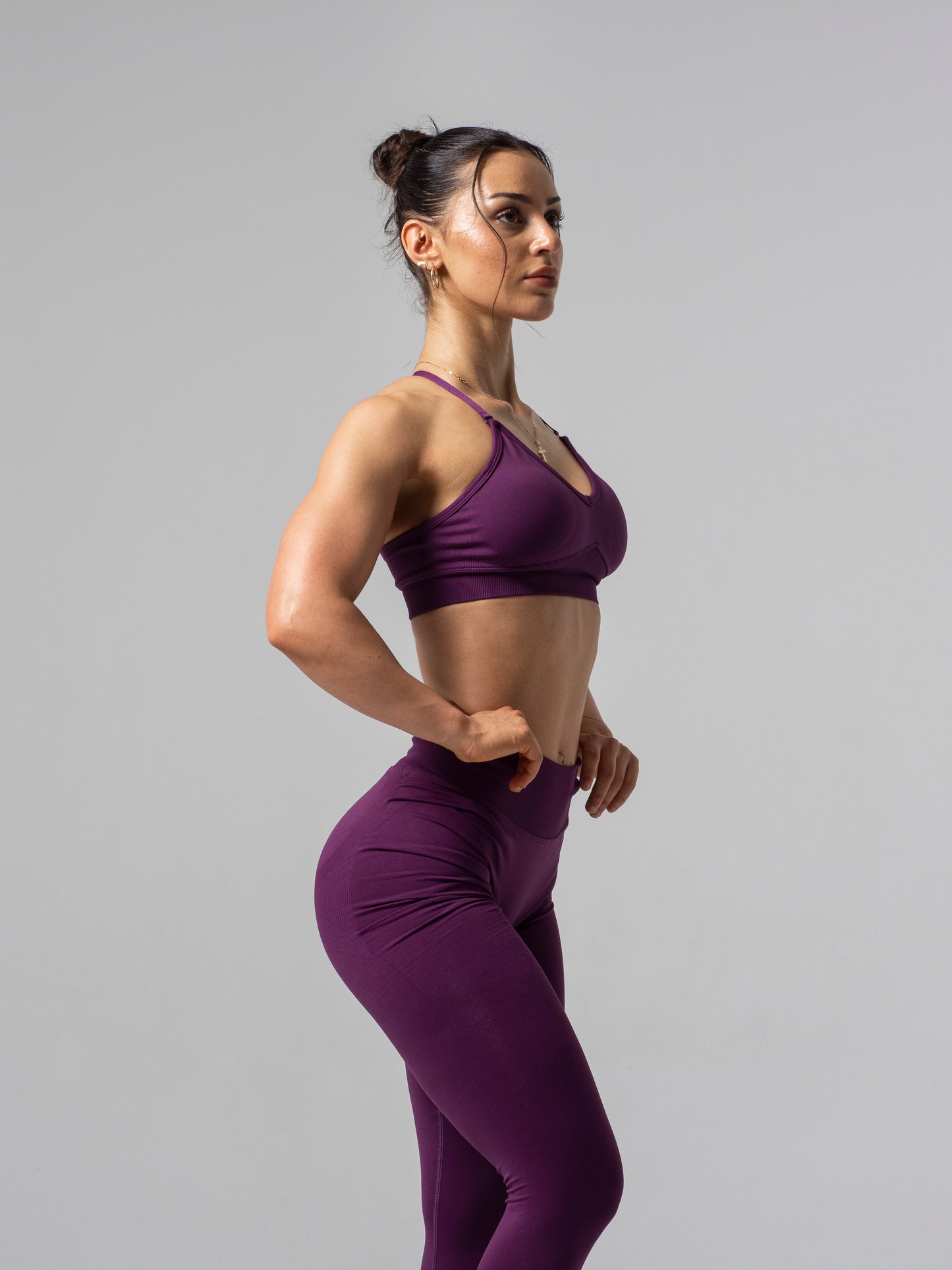 Accentuate Support Sports Bra - Grape