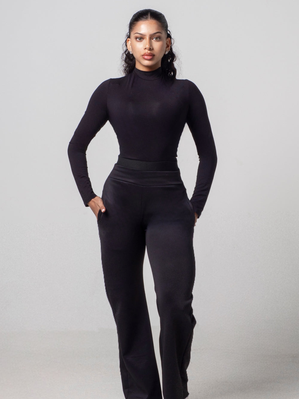 Aura Flared Pant - Midnight