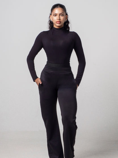 Aura Flared Pant - Midnight