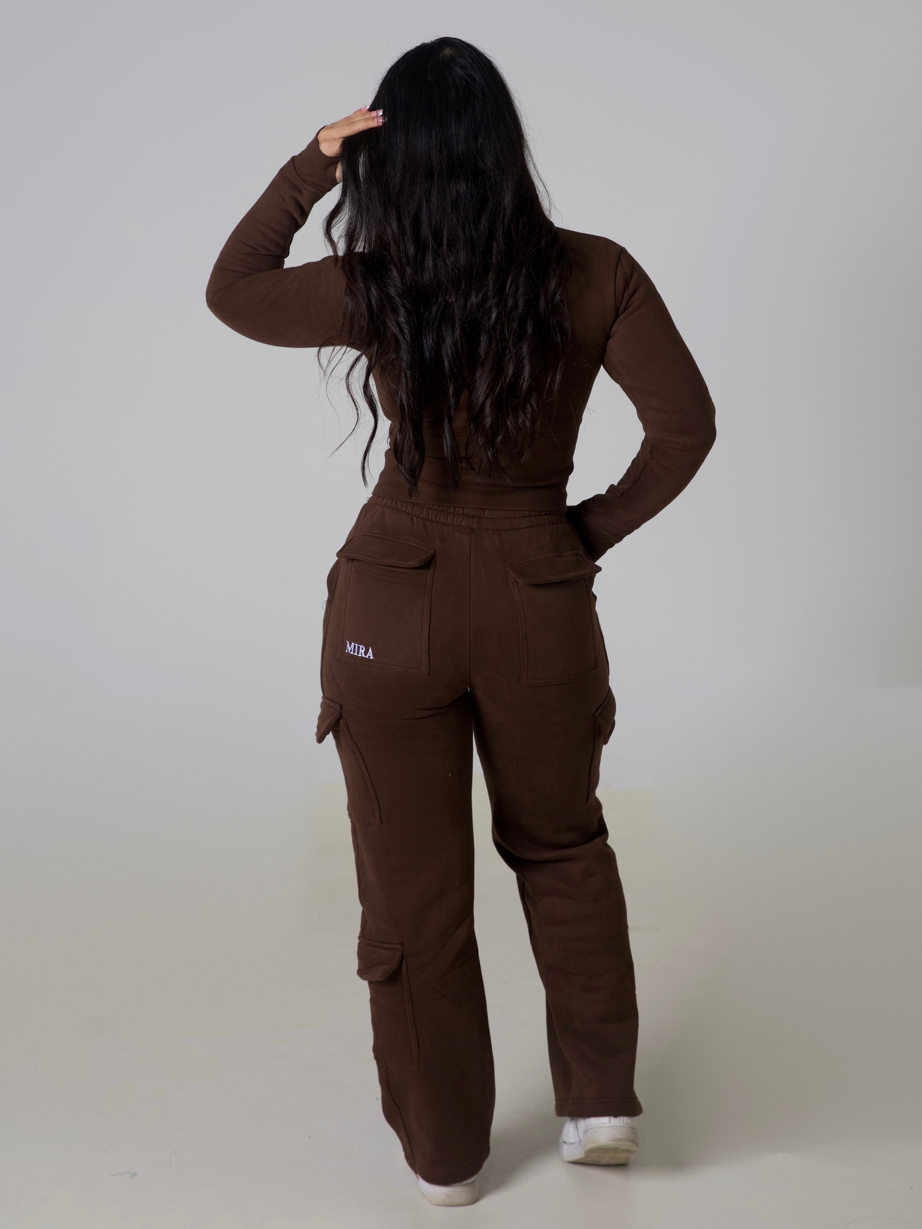Contour Cargo Sweatpants - Espresso