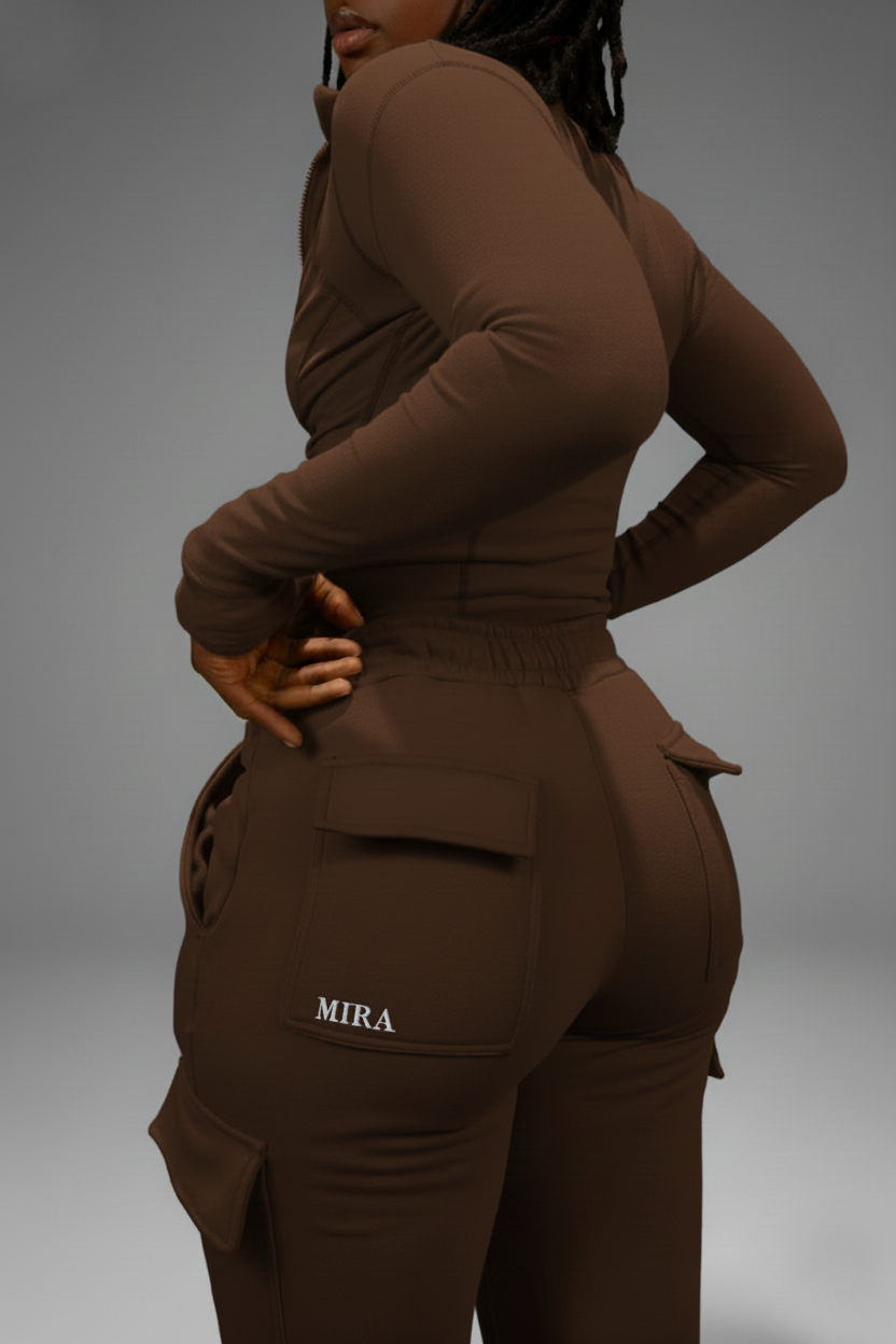 Ultimate Lightweight BBL Cargo Sweatpants - Espresso