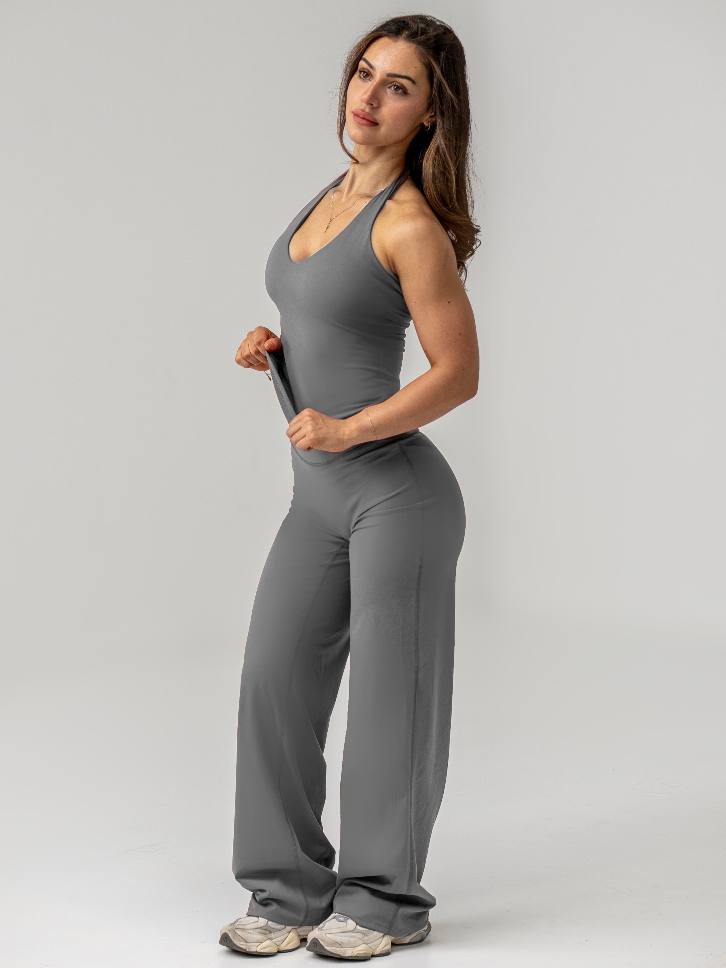 Seamless Scoop Vest - Slate