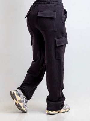 Contour Cargo Sweatpants - Midnight