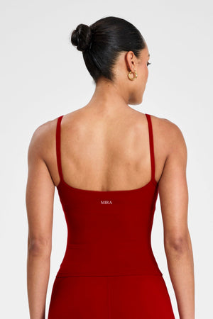 Seamless Vest - Cherry