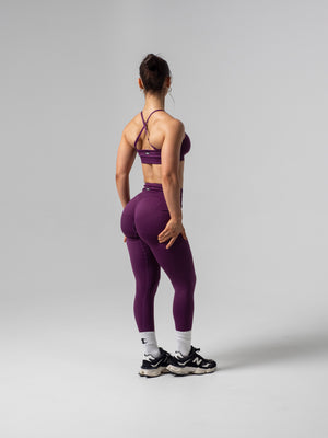 Accentuate Leggings - Grape