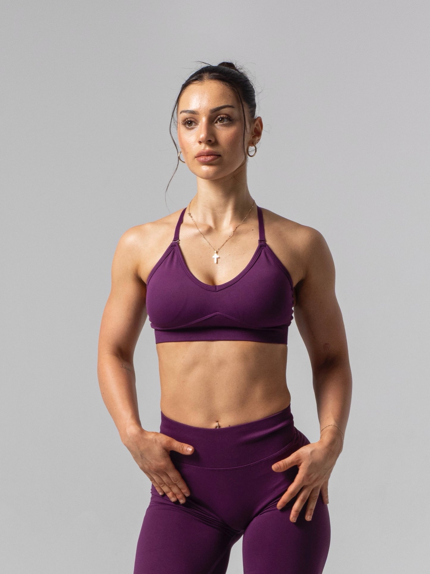 Accentuate Support Sports Bra - Grape