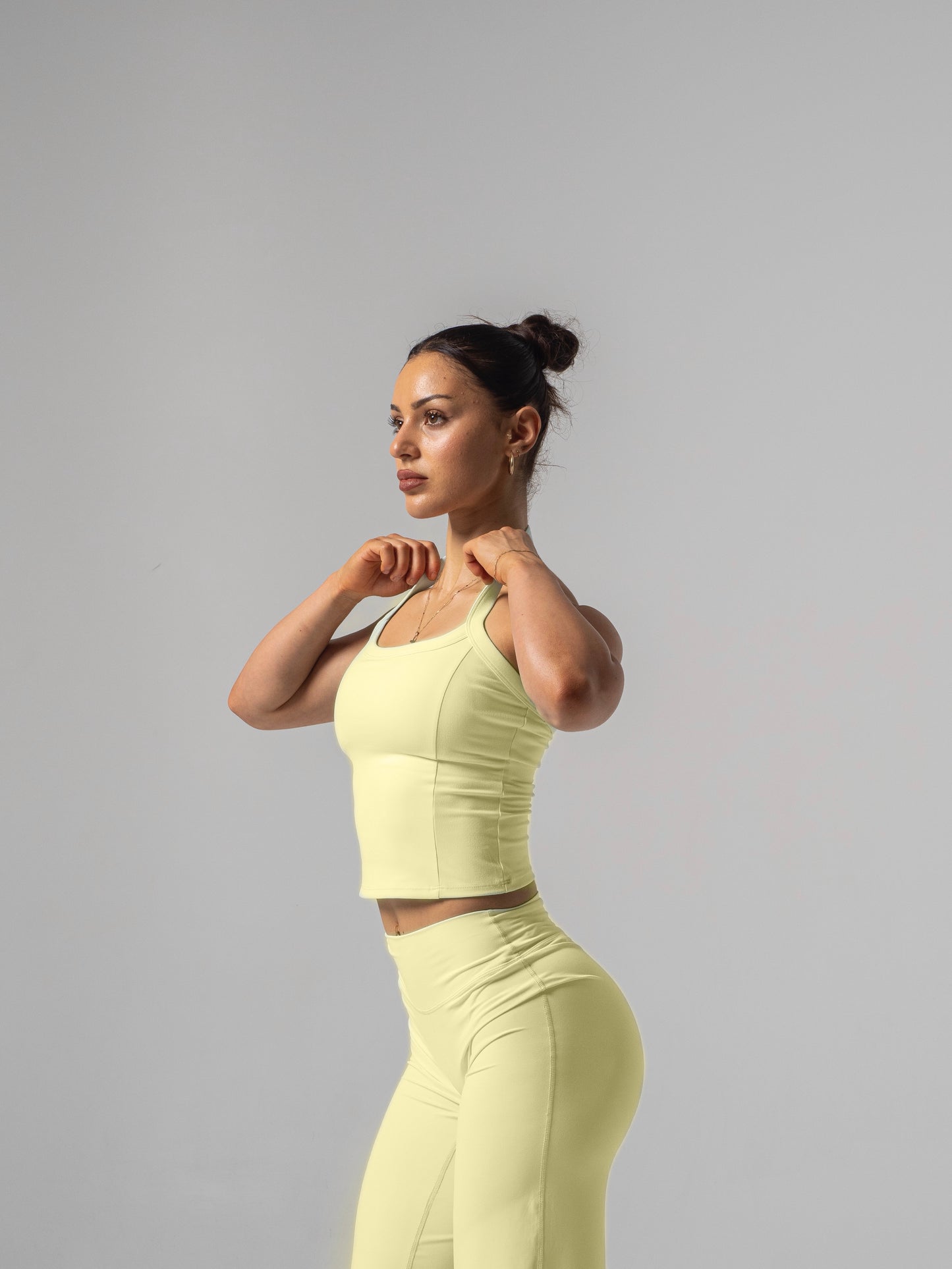 Seamless Halter Top - Lemon