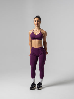 Accentuate Leggings - Grape