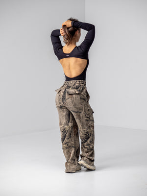 Pre Order Contour Cargo Sweatpants - Camo