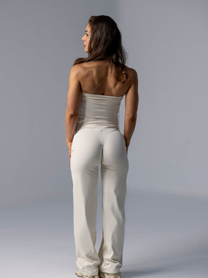 Seamless Straight Leg Leggings - Vanilla