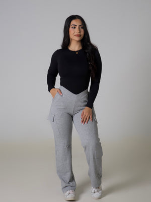 V Sculpt BBL Cargo Sweatpants - Marl