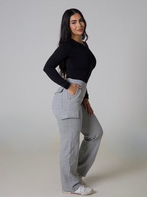 V Sculpt BBL Cargo Sweatpants - Marl