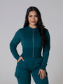Contour Sculpt Zip Jacket - Teal