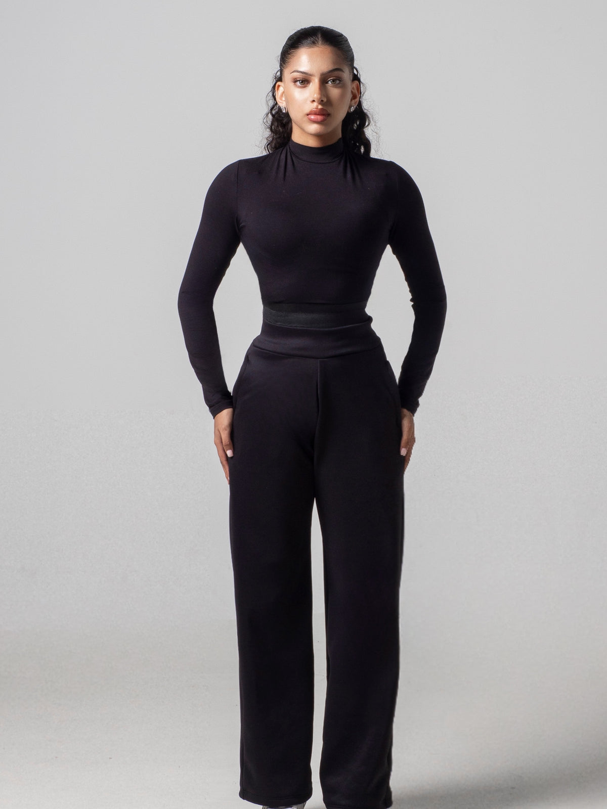 Aura Wide Leg Pant - Midnight