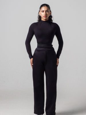 Aura Wide Leg Pant - Midnight