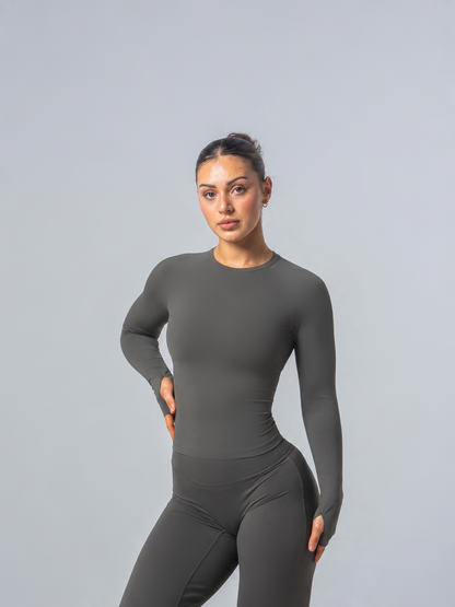 Seamless Full Sleeve Top - Matcha
