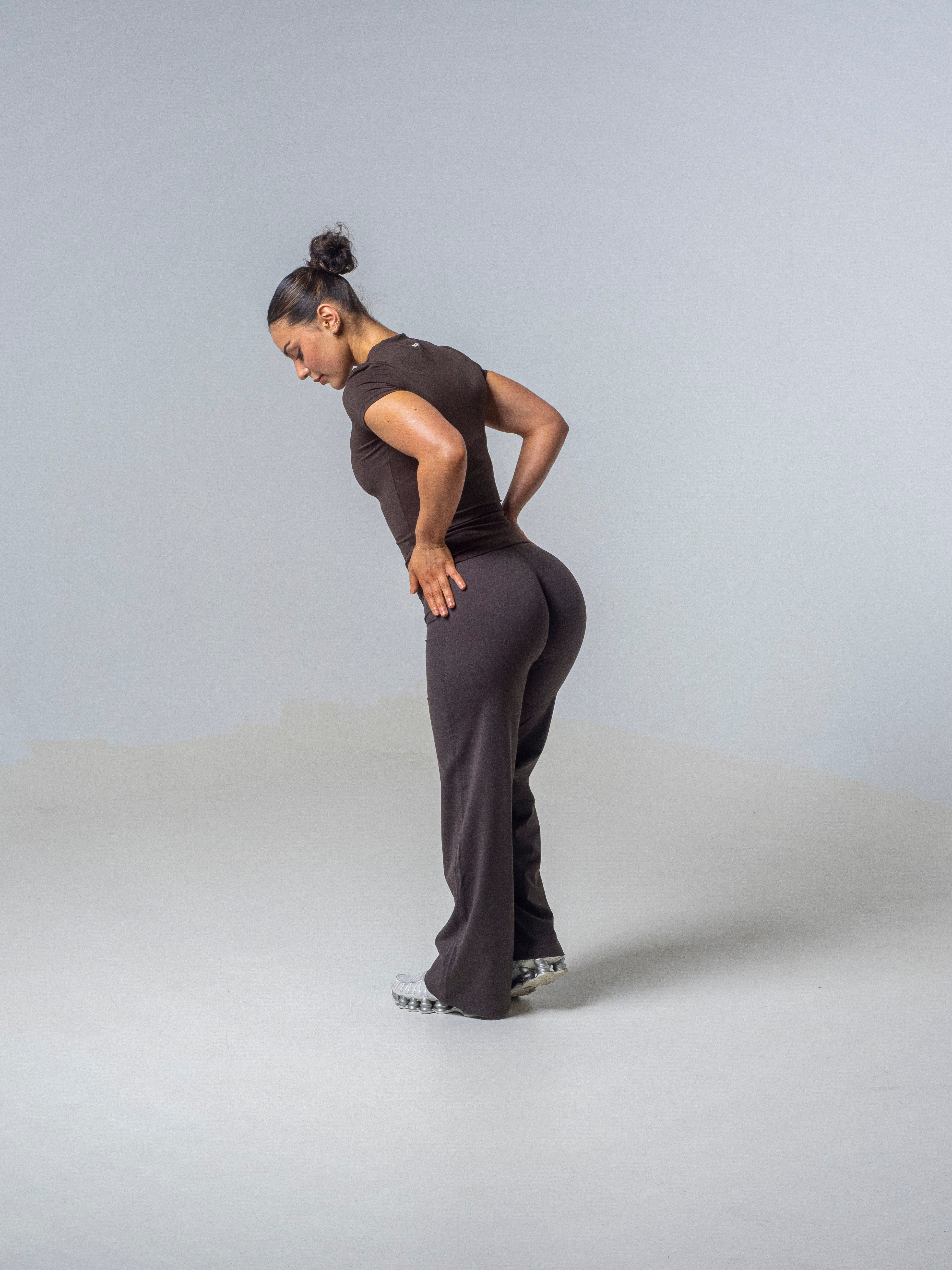 Seamless Straight Leg Leggings - Espresso