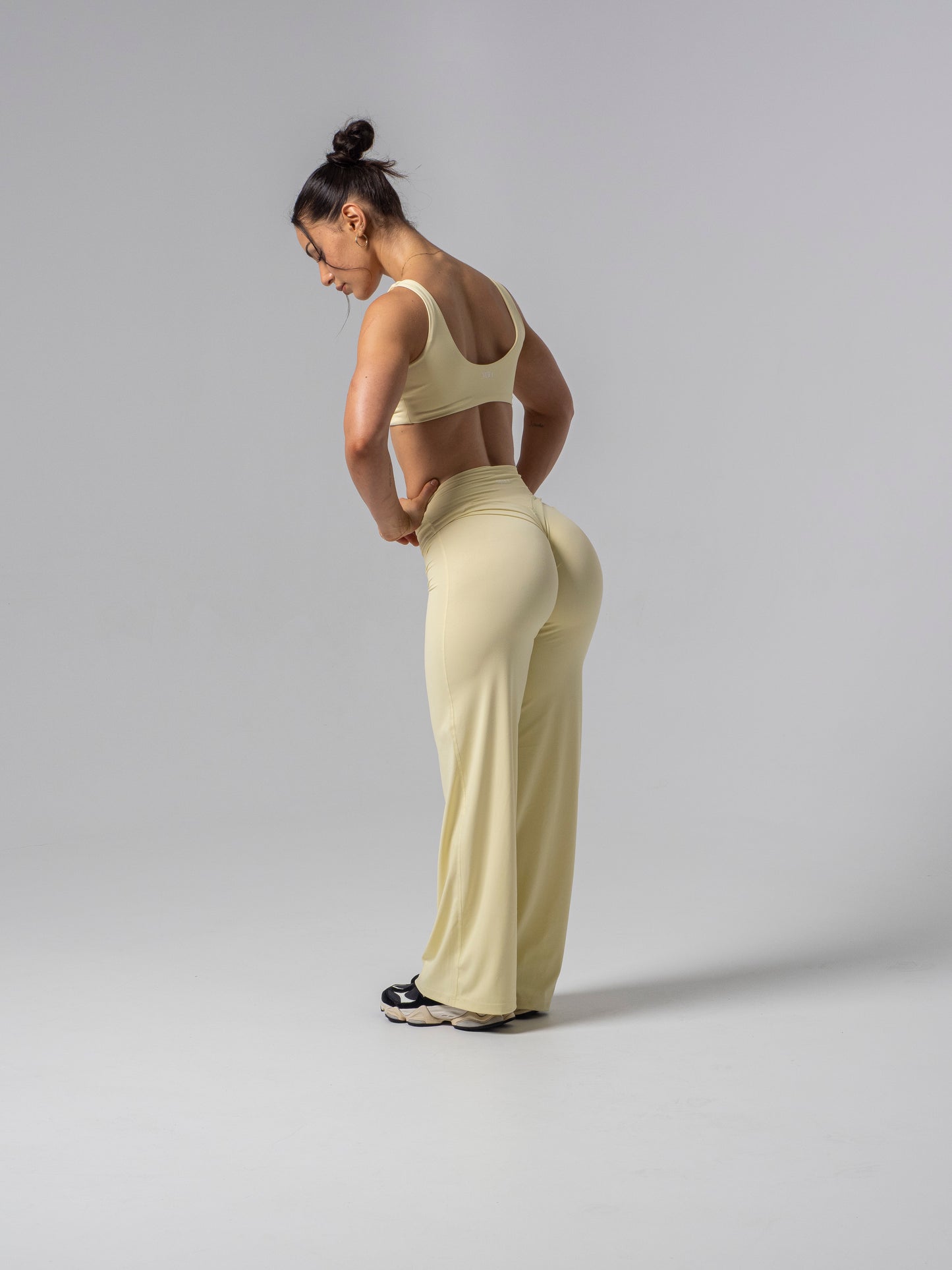 Seamless Straight Leg Leggings - Lemon