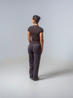Seamless Straight Leg Leggings - Espresso
