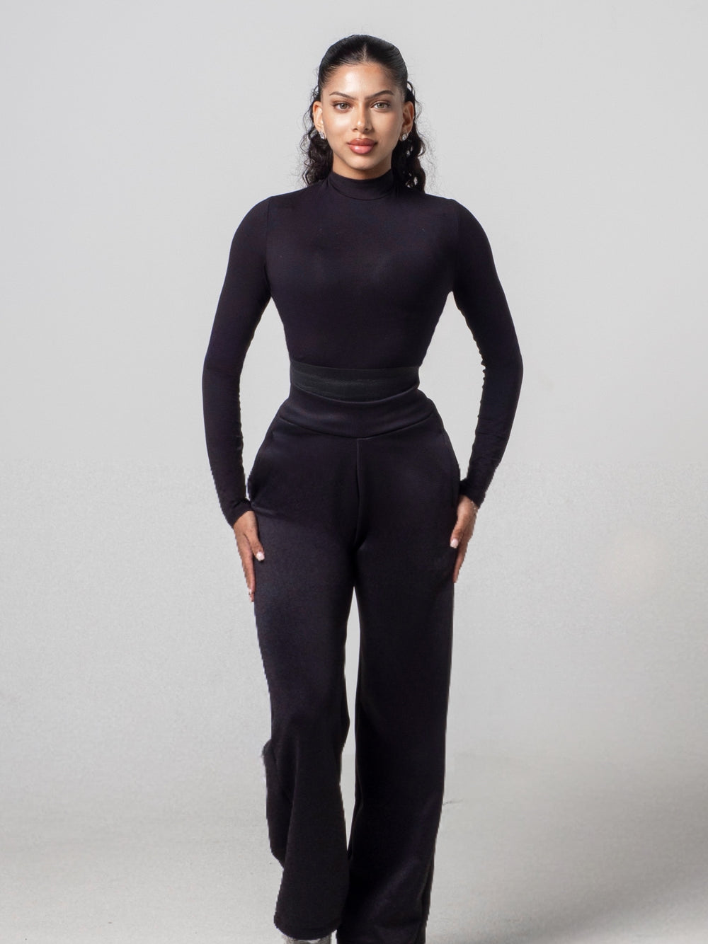 Aura Wide Leg Pant - Midnight