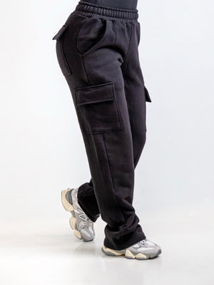 Contour Cargo Sweatpants - Midnight