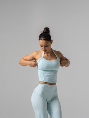 Seamless Halter Top - Glacier