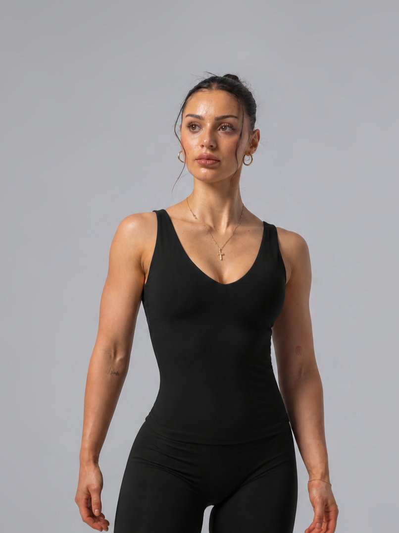 Seamless Longline Sculpt Vest - Midnight