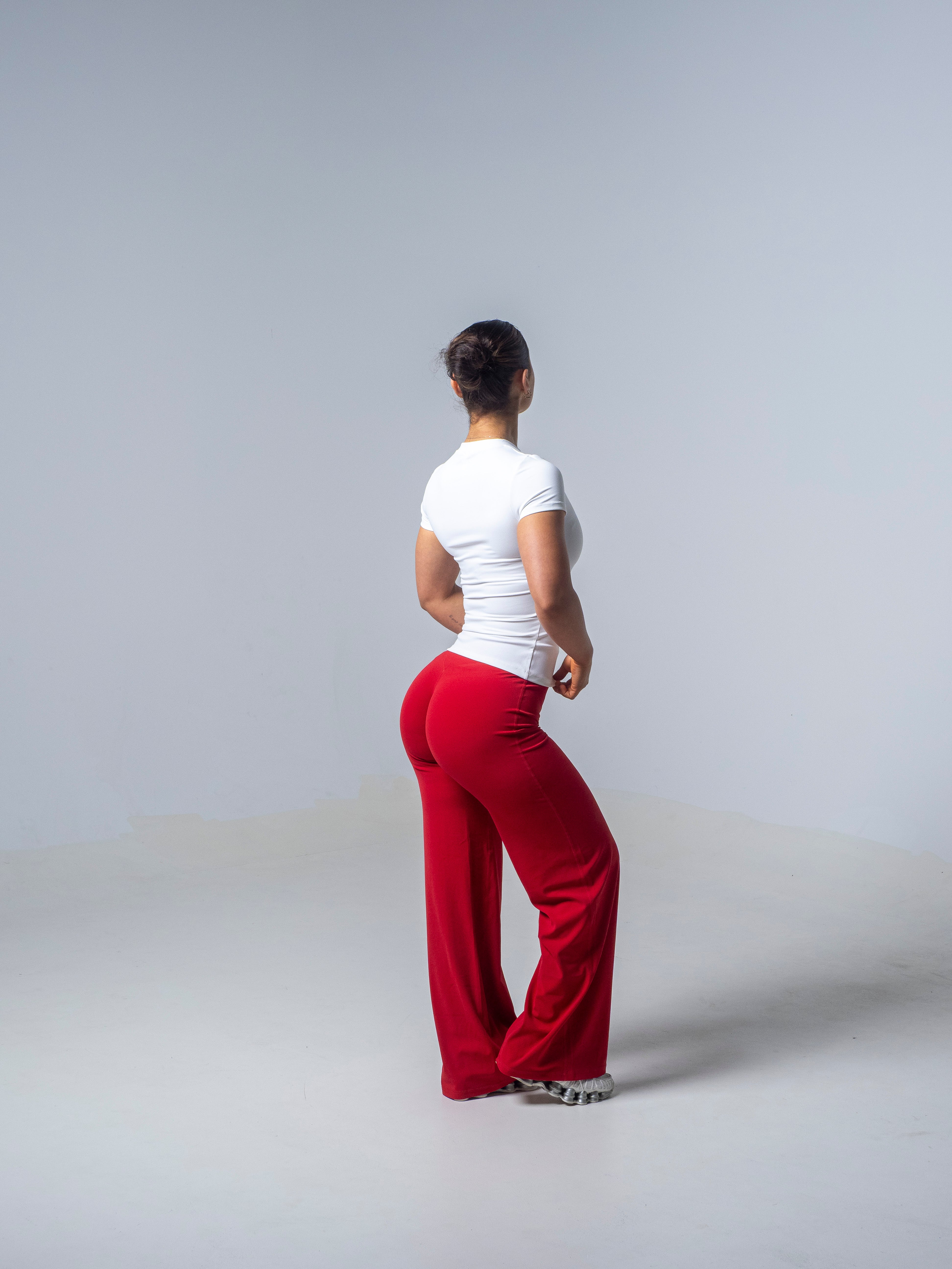 Seamless Half Sleeve Top - Snow