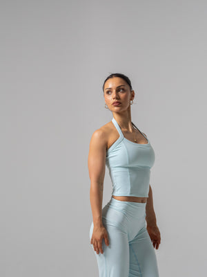 Seamless Halter Top - Glacier